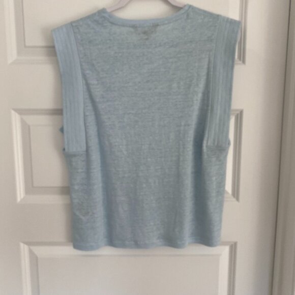 Banana Republic Linen Sharp Shoulder Top - Picture 3 of 5